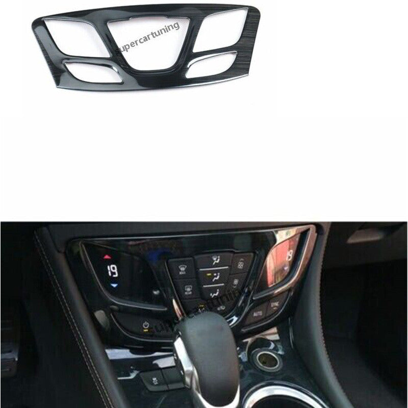 Black Titanium Central Console AC Switch Panel Trim for Buick Envision 2016-2020