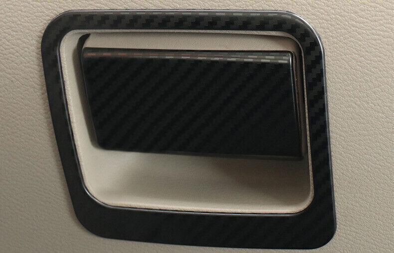 for Nissan Altima 2019-2024 Carbon Fibre for Co -Pilot Storage Box Handle Cover Trim