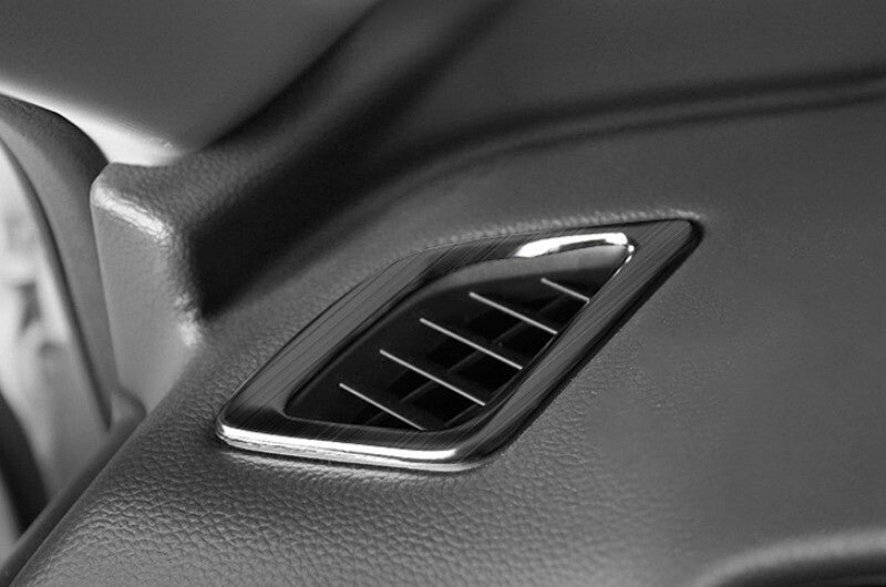 Instrument LR Air Outlet Vent Trim 2X for Honda Accord 2018-2022 Black Titanium
