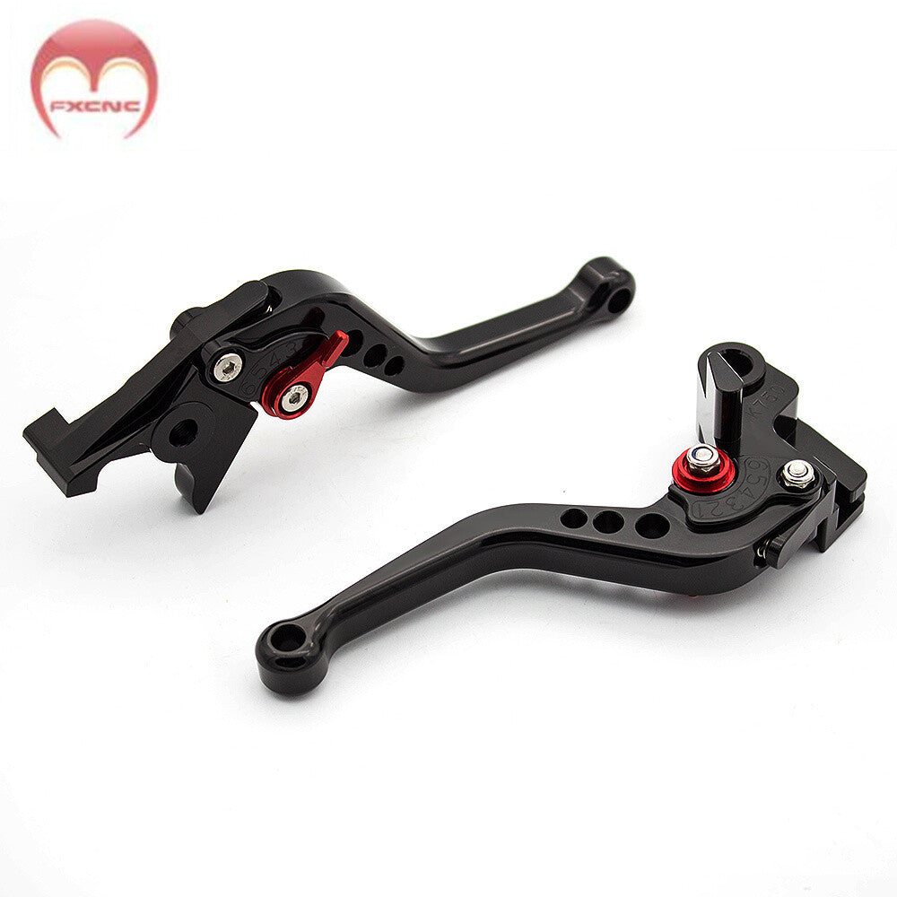 Adjustable brake and clutch lever for Honda 1200 CROSSTOURER 2013 - 2017 - 2018 (Black)