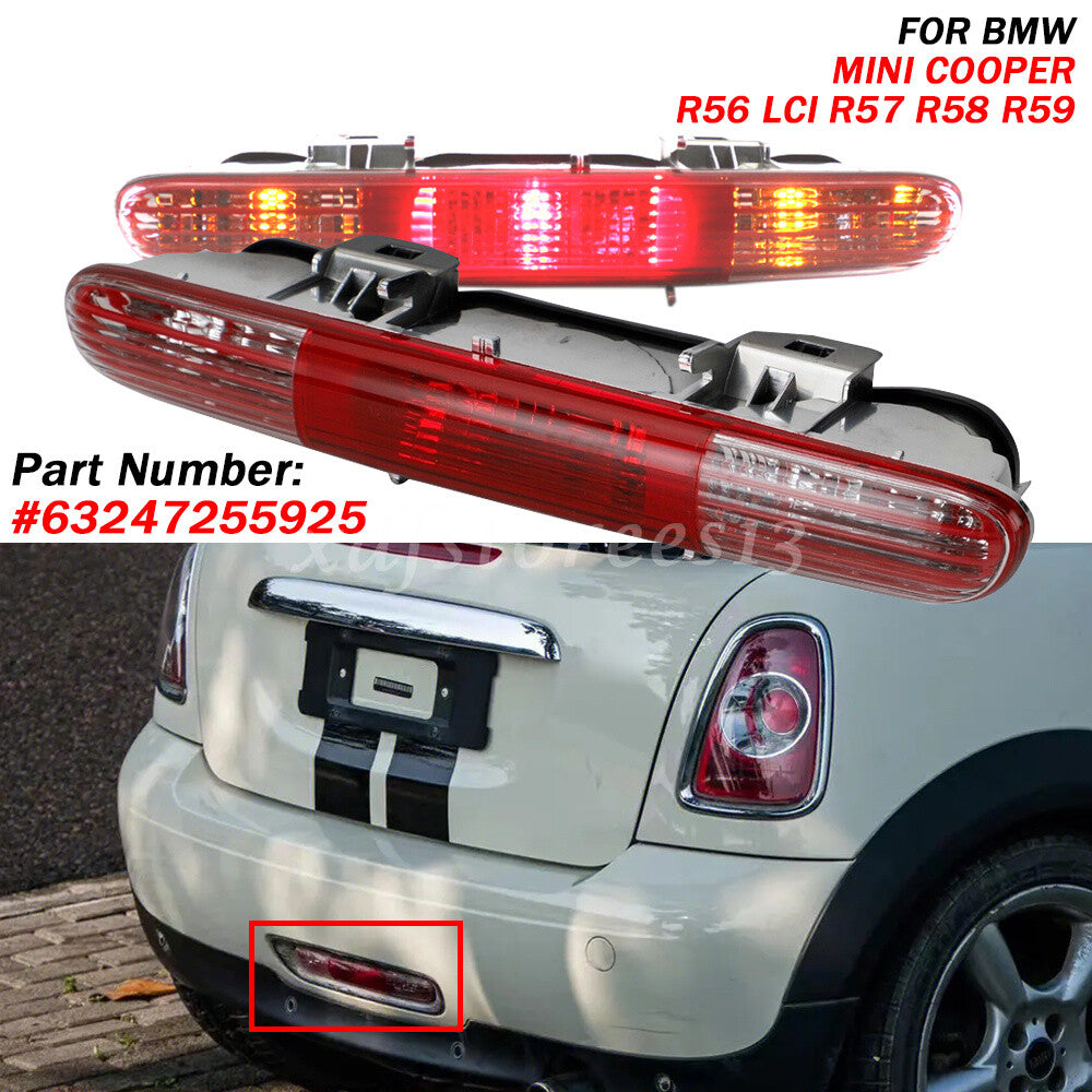 LED Rear Bumper Fog Light Reverse Brake Lamp for Mini Cooper R56 LCI R57 R58 R59