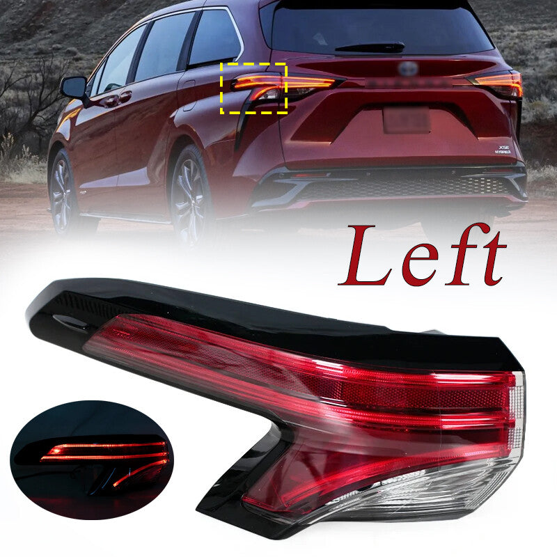 Car LED Tail Light Rear Turn Signal Light Left for Toyota for Sienna 2021 2022