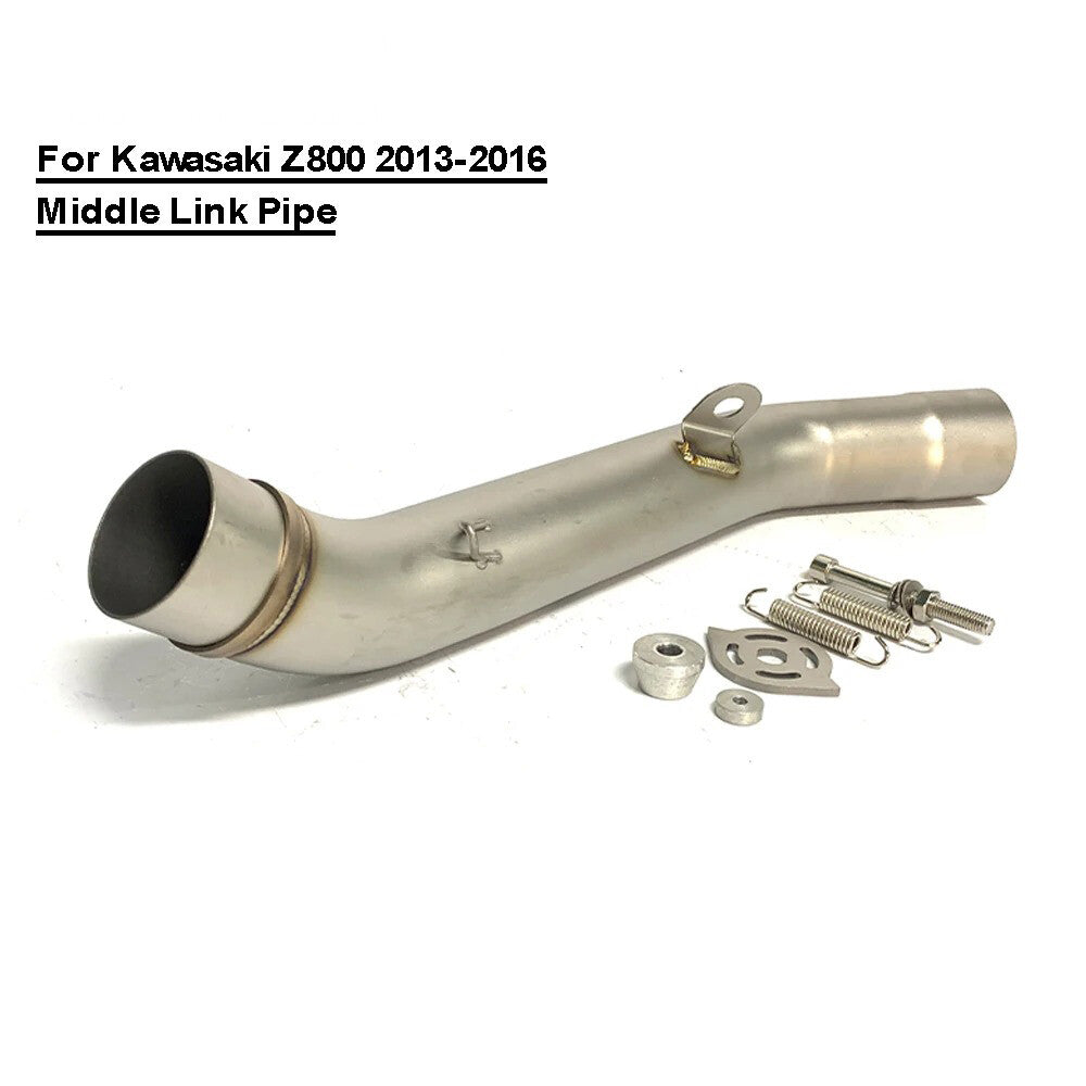 for KAWASAKI Z800 2013-2016 51mm Stainless Steel Exhaust Mid Link Pipe Direct Fit