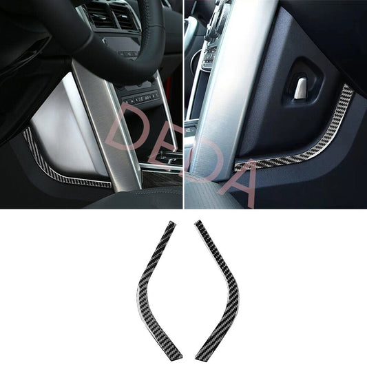for Land Rover Discovery Sport 15-19Carbon Fiber Center Console Side Strips Trim