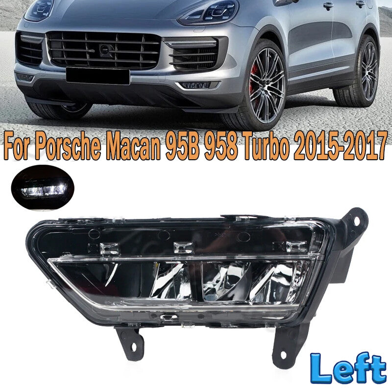 Left Daytime Running Light Fog Lamp for Porsche for Cayenne Macan 95B 2015-2017