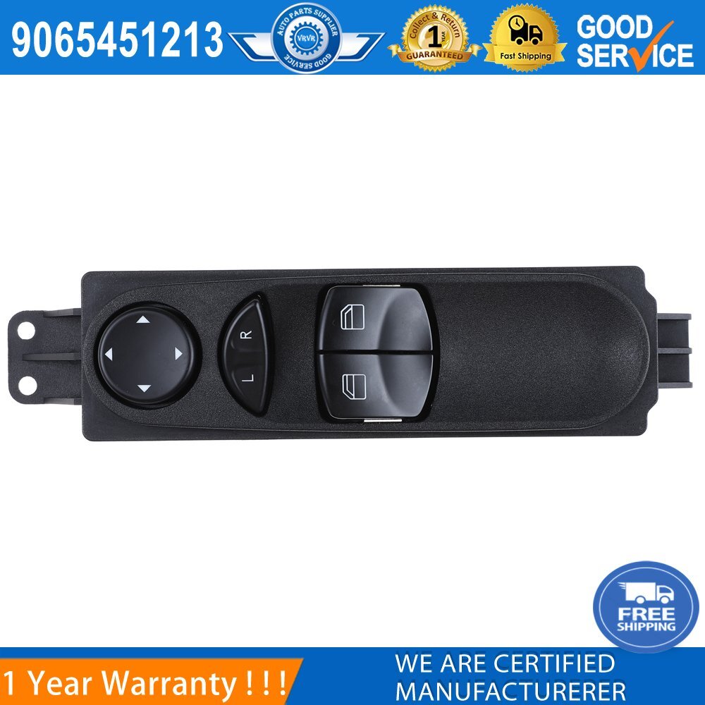 9065451213 Driver's window switch for Mercedes-Benz Sprinter 2500 3500 driver's side