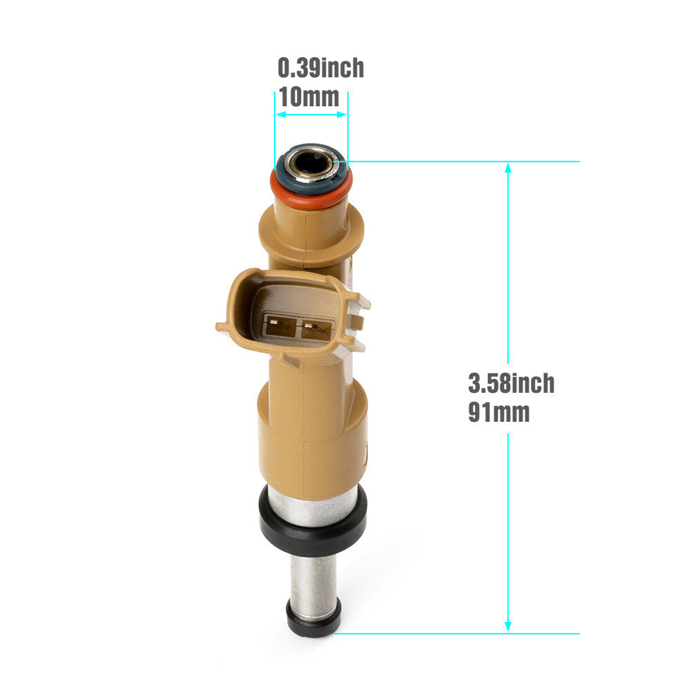 4PCS Fuel Injectors 23250-0T020 for Toyota Matrix for Corolla for Scion xD 1.8L 2009-15