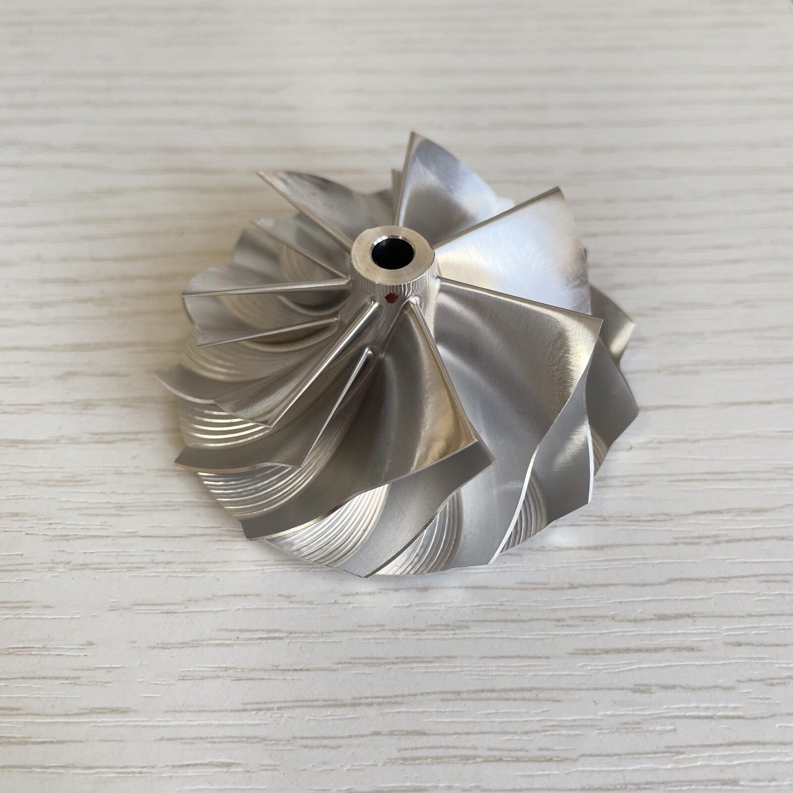 TD04 Reverse 51.03/62.00 mm 7+7 Blade Turbine Milling/Burnt Compressor Wheel