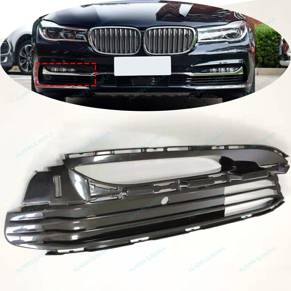 Right Front Bumper Side Fog Light Cover Grille Fit for BMW 7' G12 740i 2016-2020