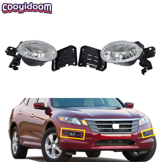 A pair of front bumper fog lights are suitable for the for Honda Accord Crosstour 2010 - 2012