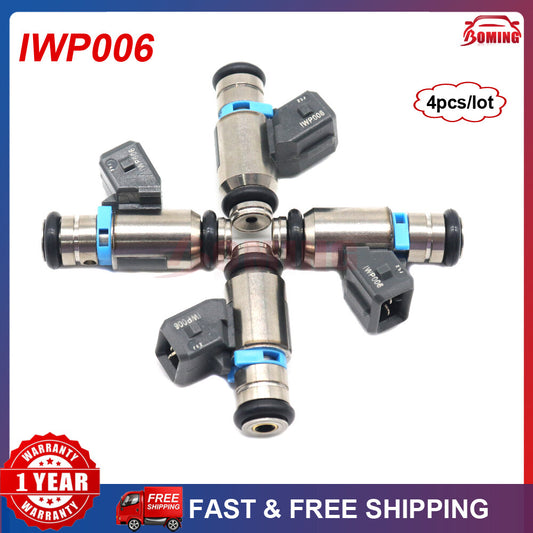 for Citroen for Peugeot for Fiat IWP006 198499 60657179 4PCS New Fuel Injector IWP-006