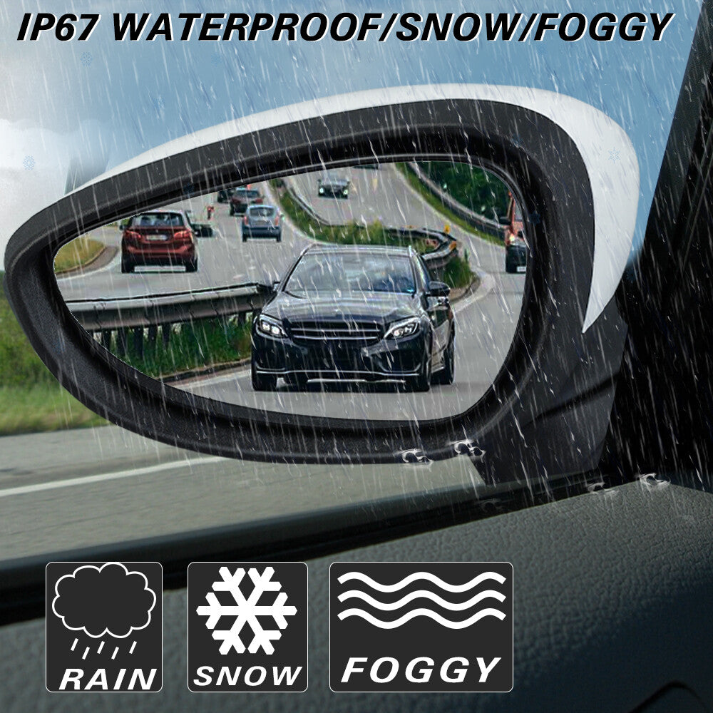 F¨¹r for Ford Fiesta MK7 2008-2012 Links Spiegel Beheizbar Manuell Spiegelglas Wei?
