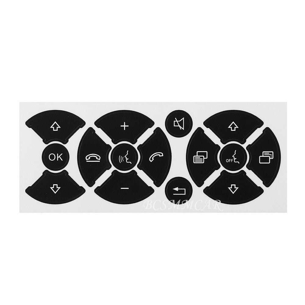 Car Button Sticker For Steering Wheel Repair Fit for Mercedes for Benz C180 2013