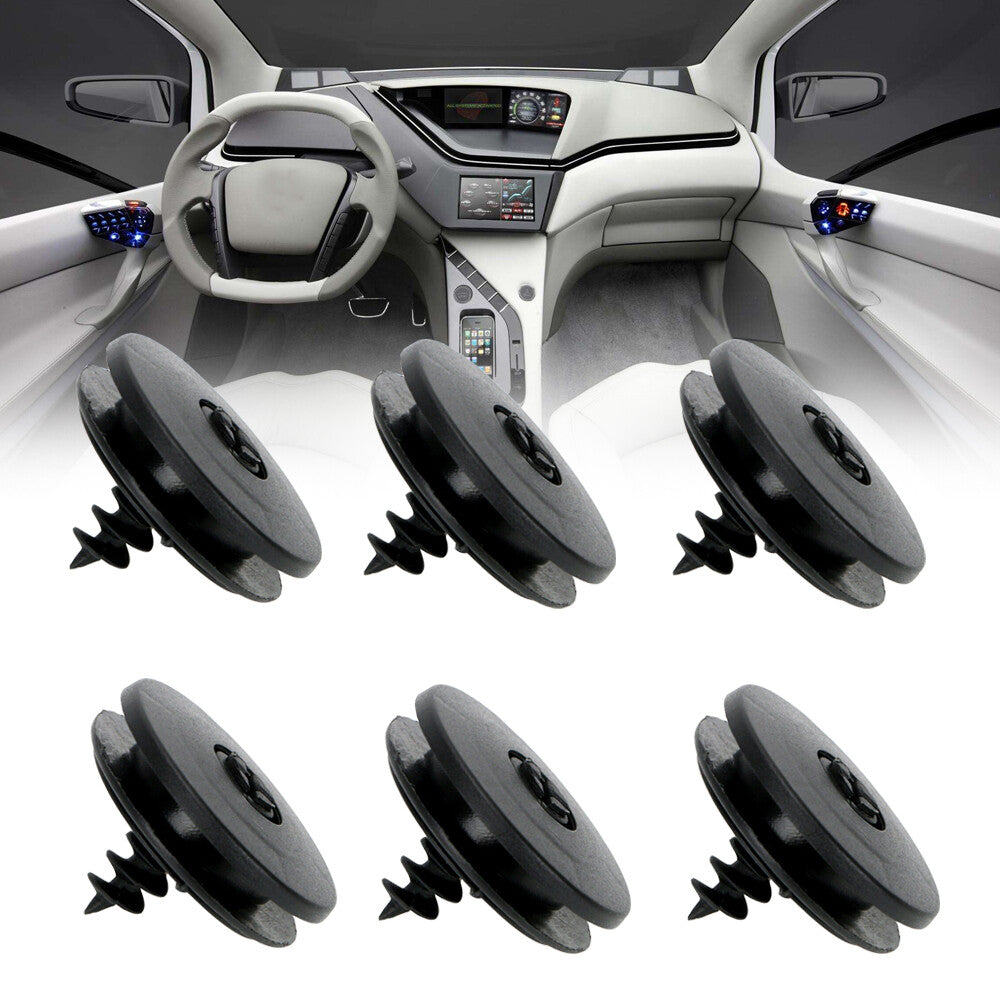 10Pc Car Carpet Mat Clips Fixing Grips Clamps Floor Holder Sleeves Accessories,