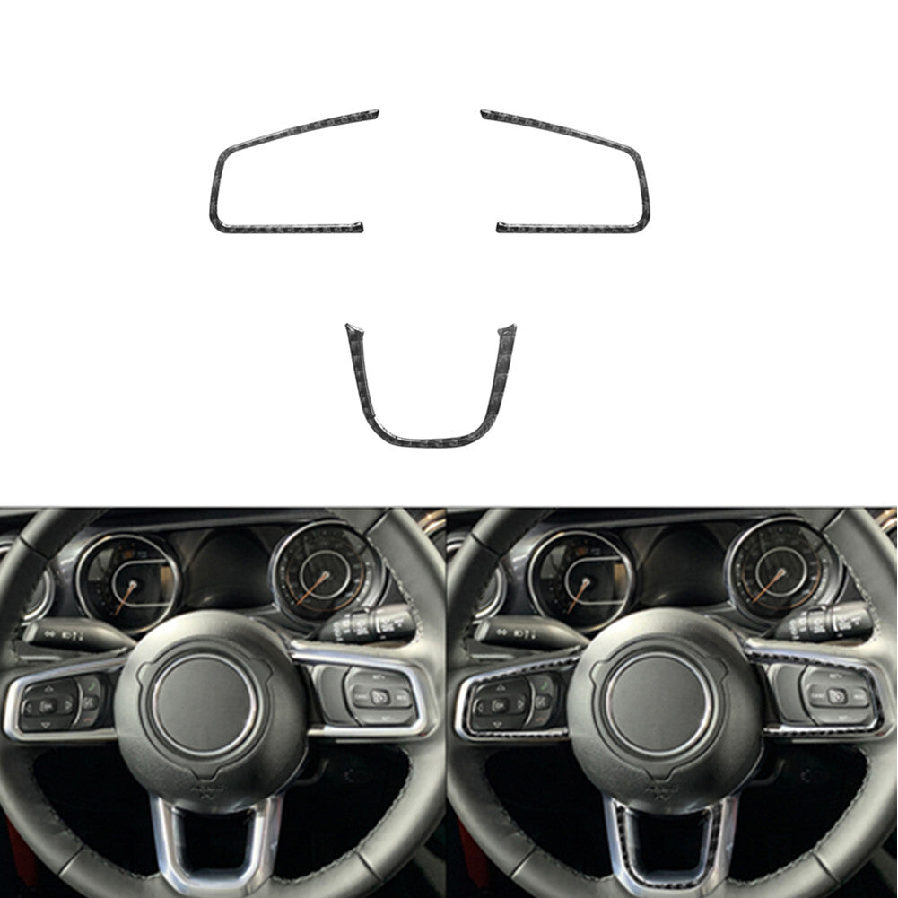 Carbon Fiber Steering Wheel Frame for Jeep for Wrangler Jl 2018+ Gladiator 2020+