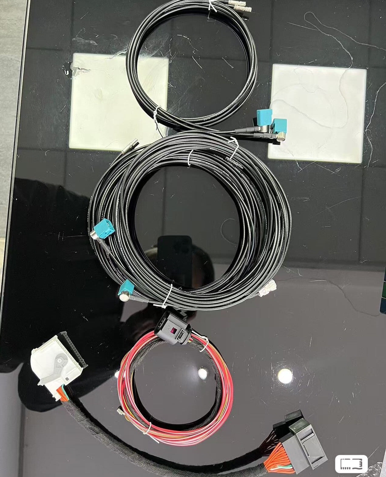 Retrofit 360 surround Camera Cable wiring set for BMW 7 series G70 G71 IDrive 8