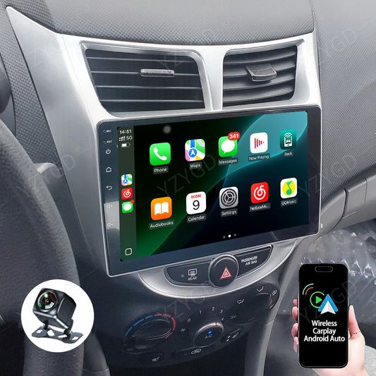 Apple CarPlay for Hyundai Accent 2012-2017 Car Radio GPS Navi Multimedia Screen