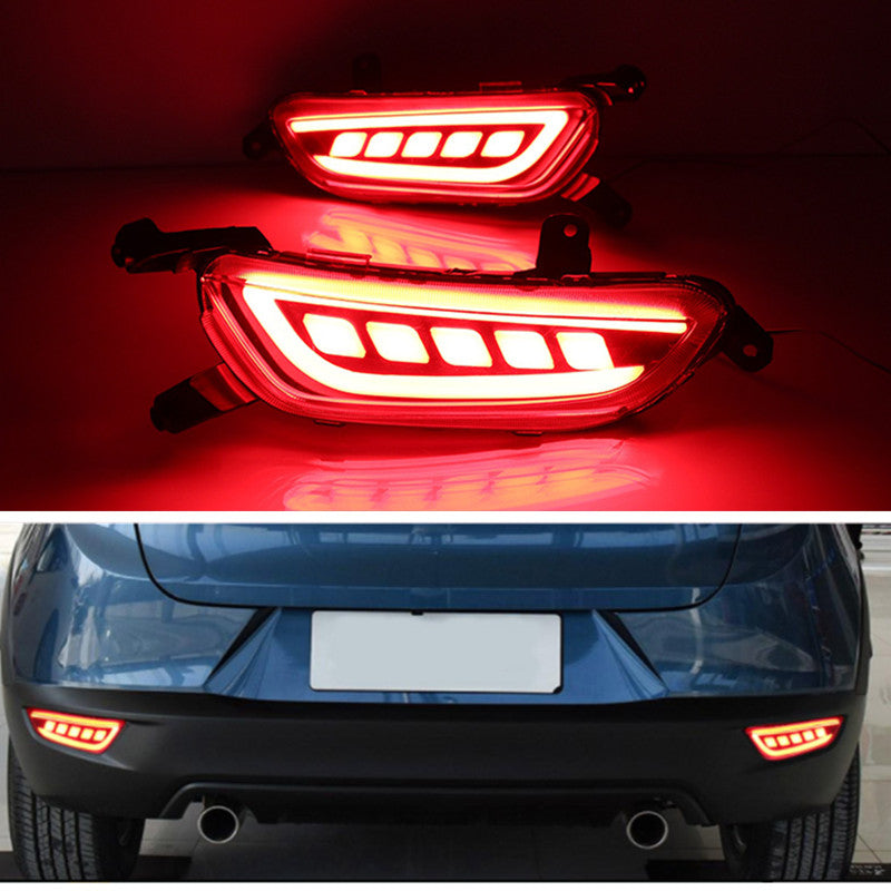For 2016-21 for Mazda CX-3 CX3 Rear Bumper decoration lamp led brake light Refit 2X