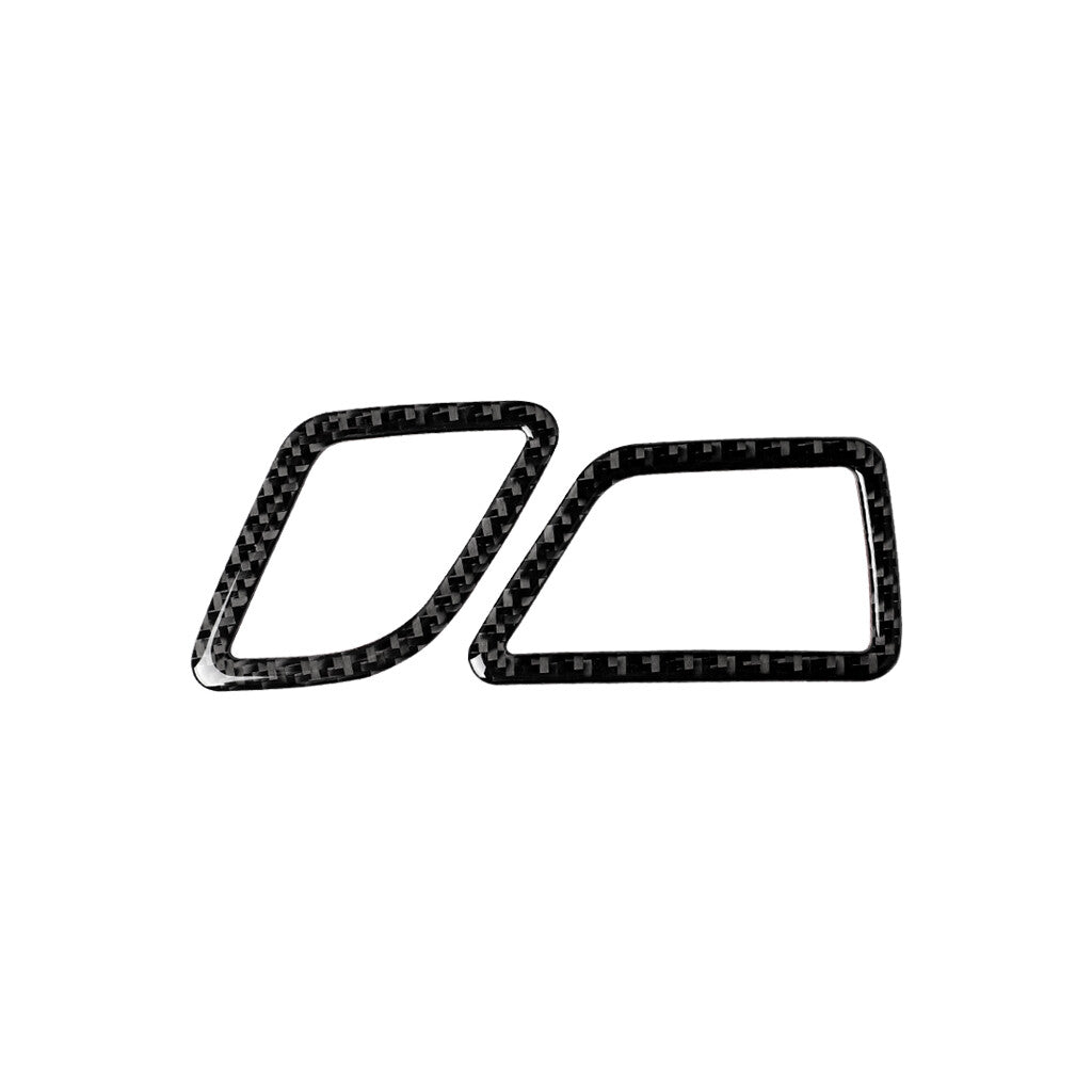 Carbon Fiber Dashboard Air Vent Outlet Cover Trim for BMW 5 Series F10 2011-2017