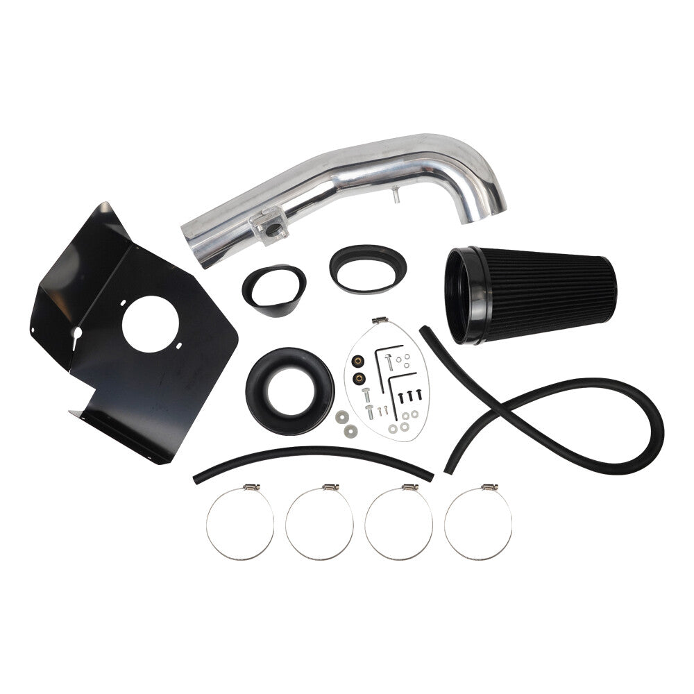 Black cold air intake kit + heated cover suitable for 09-13 for Chevrolet / for GMC 1500 V8 4.8L/5.3L/6.0L models.