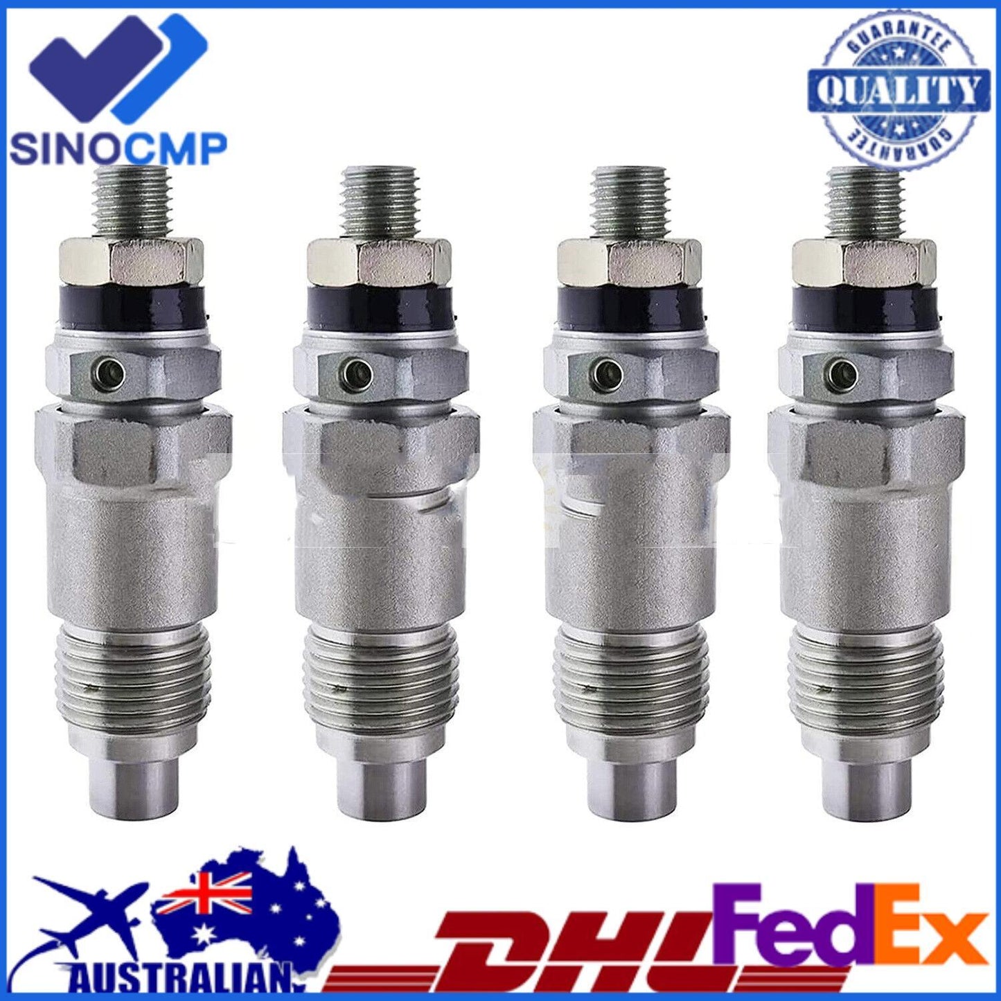 4Pcs Fuel Injectors 093500-2480 23600-56020 for Toyota 3B Diesel Engine