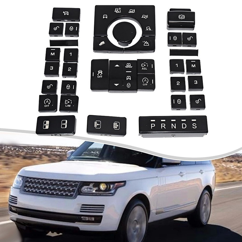 Car Terrain Mode Switch Center Console Button Cover for Land Rover L405 2013-17