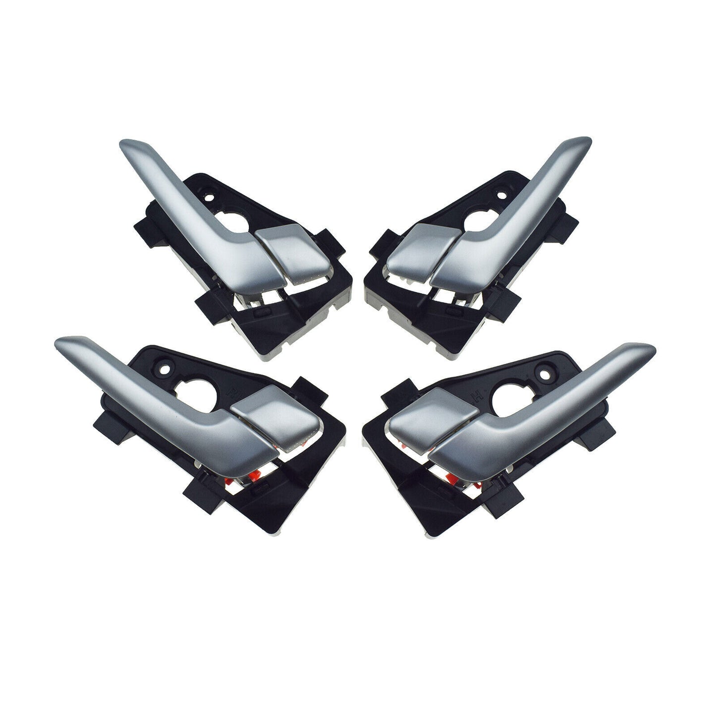 for Kia Picanto 2011-2016 Set of 4 Interior Door Handles Silver FL RL RR NEW