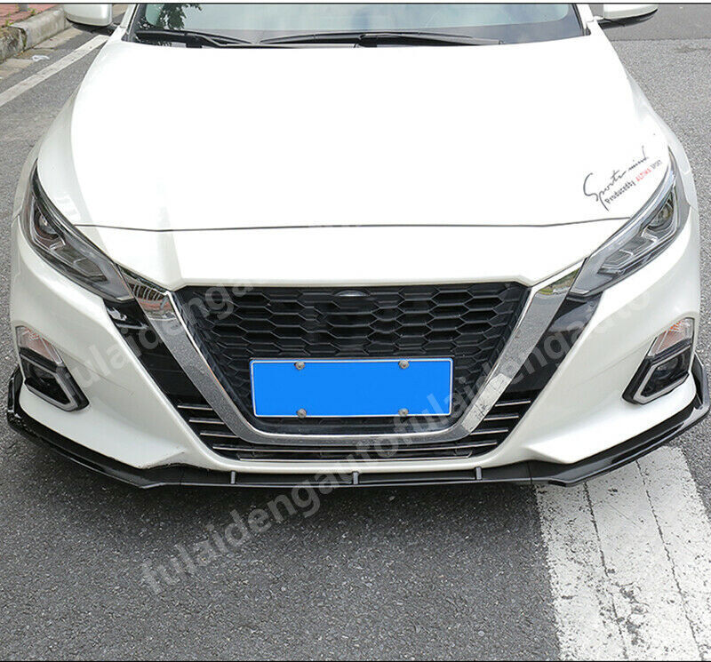 for Nissan Teana Altima 2019-2022 Carbon Fiber Front Bumper Body Lip Diffuser 3P