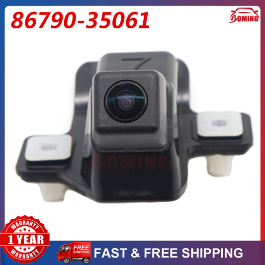 Black rearview mirror backup camera for Toyota 4Runner 2016 - 19 86790 - 35061
