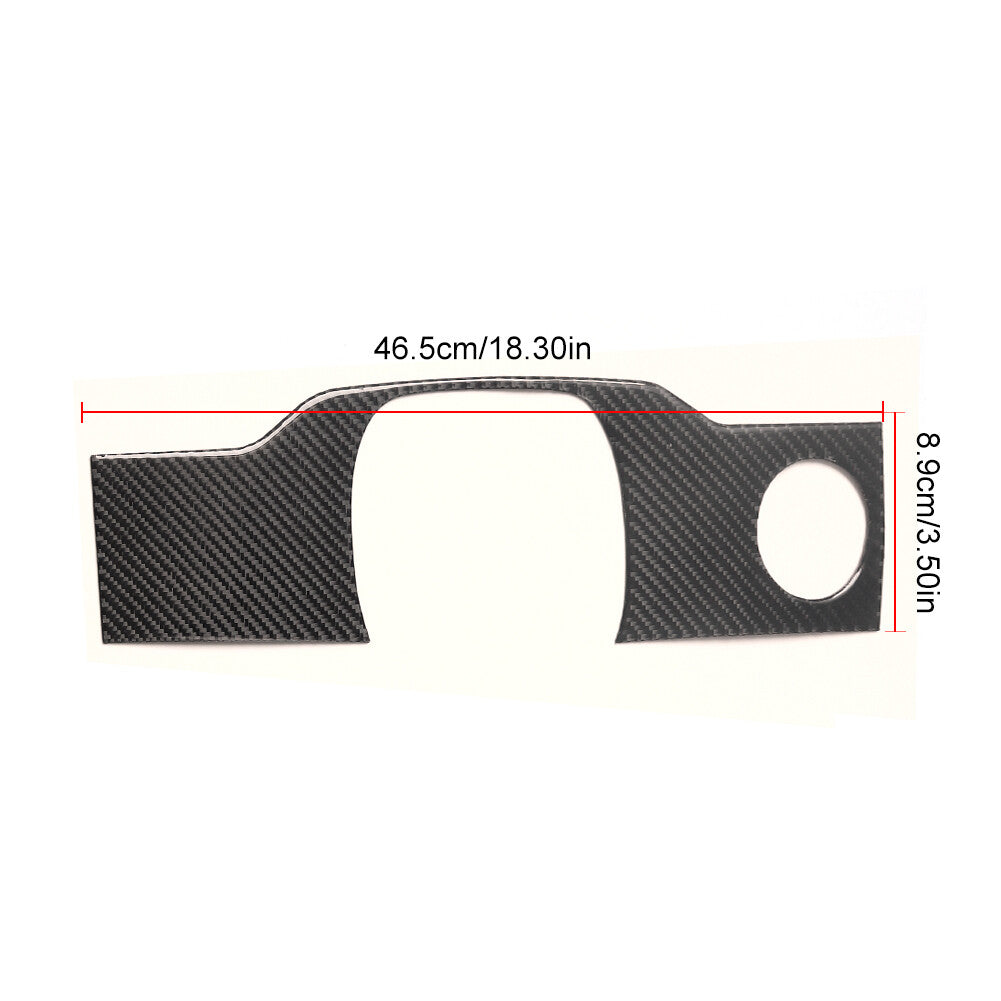Carbon Fiber Steering Wheel Accent Cover Trim Sticker for Chrysler 300 2005-2007