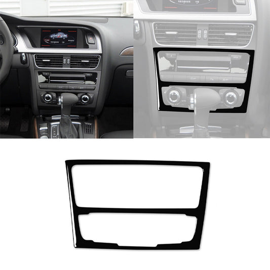 for Audi Q5 8R SQ5 2009-2017 Central Console AC CD Switch Panel Trim Piano Black