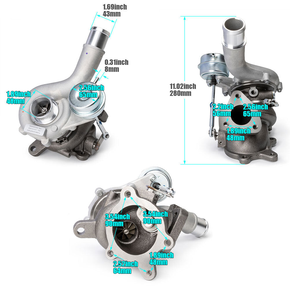 Right-hand grip + LH AA5E9G438GD turbocharger for Ford Explorer FLEX TAURUS for LINCOLN MKT