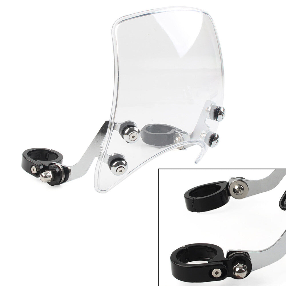 for Harley 48 883 1200 Clear Bike Headlight Windshield Windscreen Wind Deflector