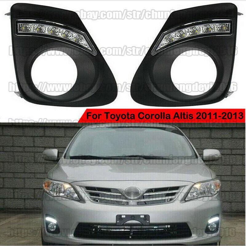 for Toyota for Corolla Altis 11-13 LED Daytime Running Light DRL Fog Signal Lamp set