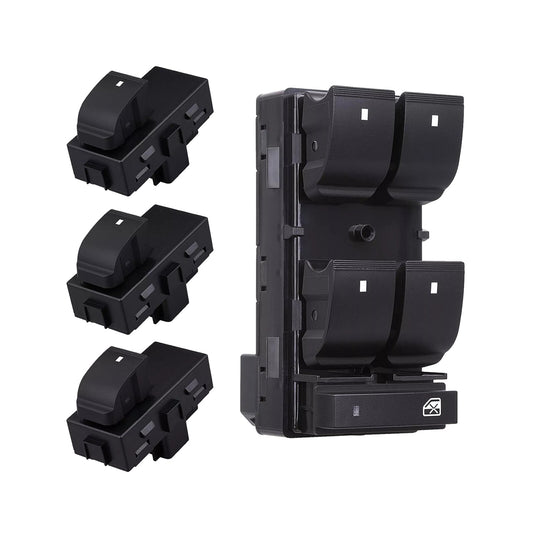 For 07-13 for Chevy Silverado for GMC Driver Side 3x Passenger Power Window Switch SetIk