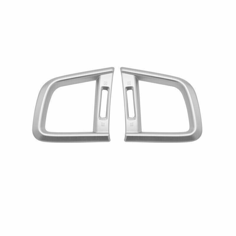 LR AC Air Outlet Vent Cover Trim 2PCS for Honda CRV CR-V 2017-2022 Matte Silver