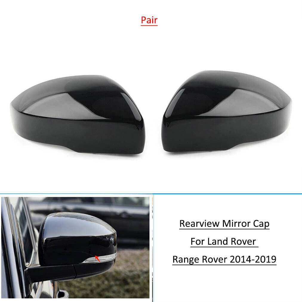 Pair Rearview Mirror Cap Cover for Land Rover for Range Rover 2014 2015 2016-2019