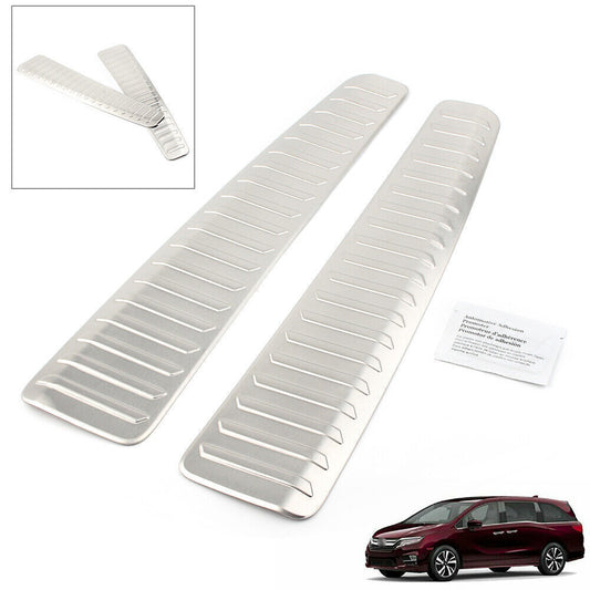2Pcs/Set Inner Rear Bumper Foot Plate for Honda Odyssey 2018-20 19 US Version
