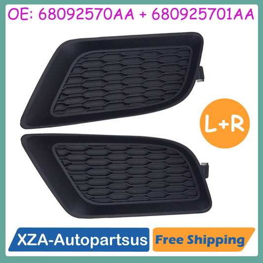 New Fog Light Covers Set For 2011-2014 for Dodge Charger Driver and Passenger Side