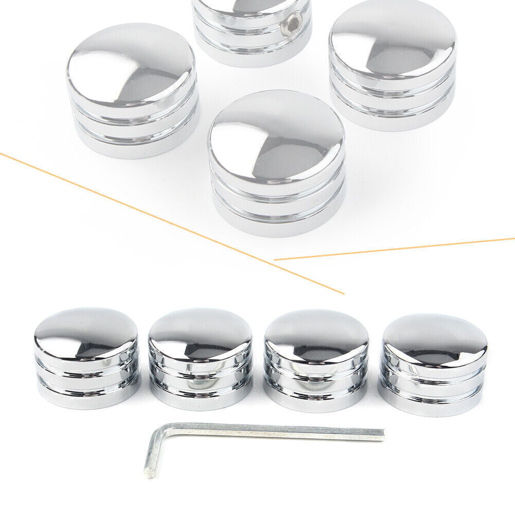 Head Bolt Covers for Harley Sportster XL883 Twin Cam Big Twin 1340 Evo Chrome
