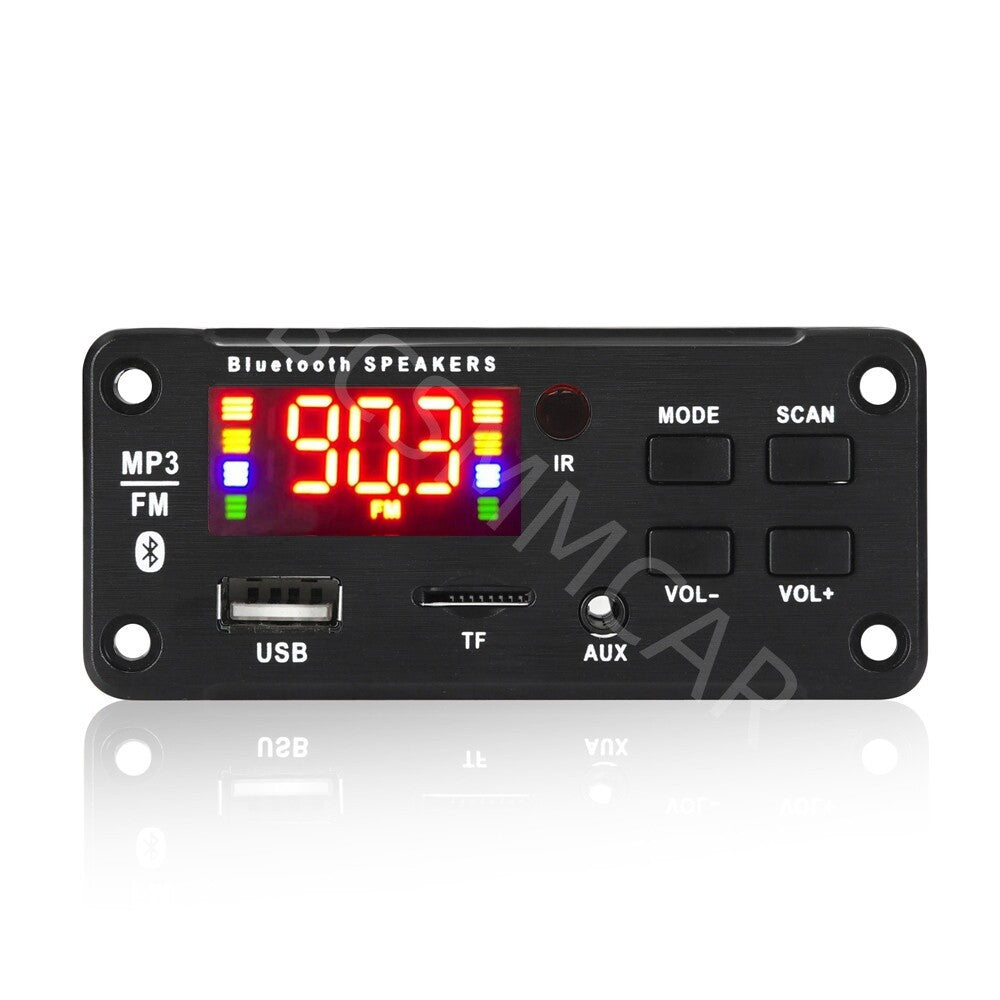 2x25W Amplifier Bluetooth 5.0 MP3 Player Decoder Board 12V Car FM Speaker Module