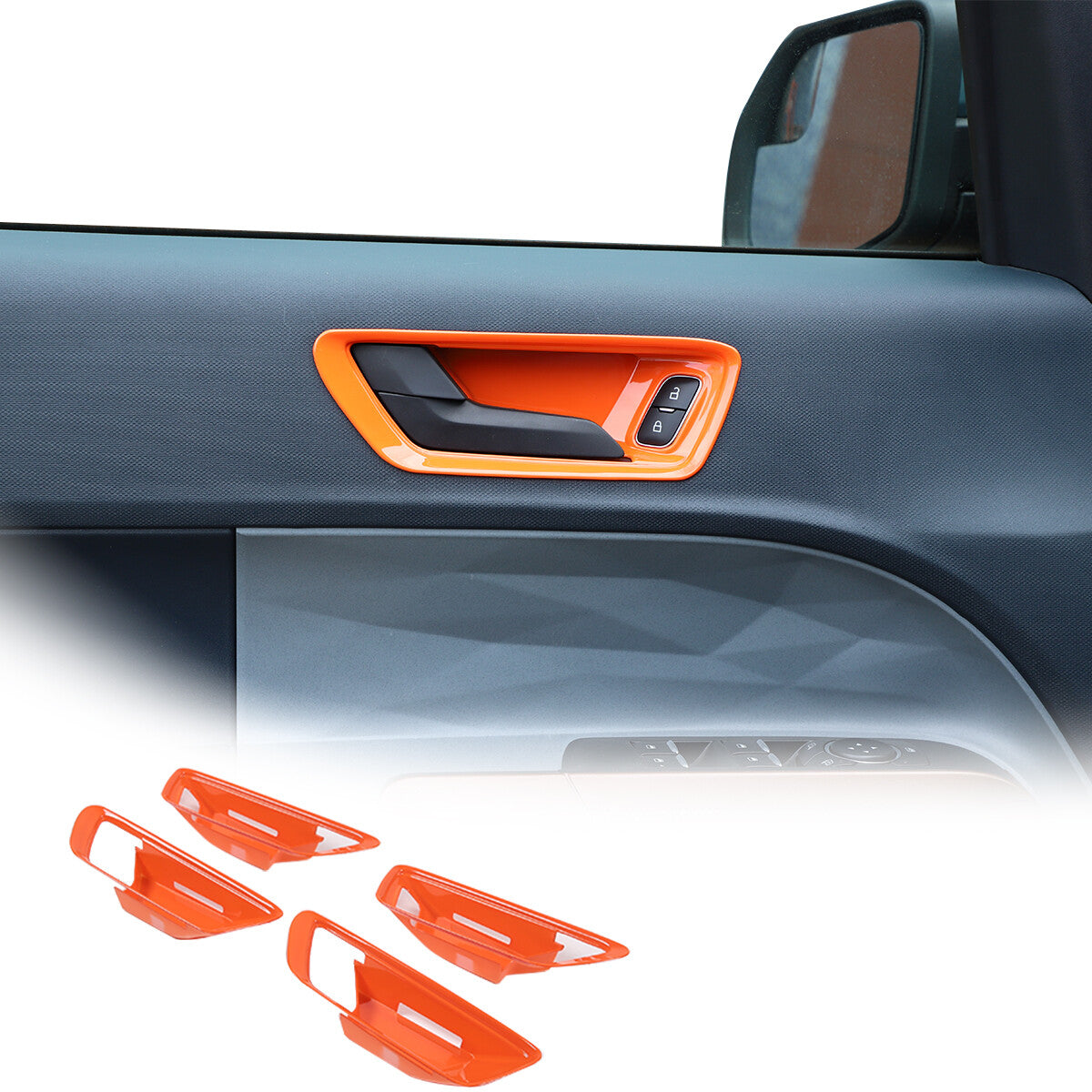 4-Piece ABS Carbon Fiber Exterior Door Handle Covers for Toyota 86/ for Subaru BRZ (2012-2022)