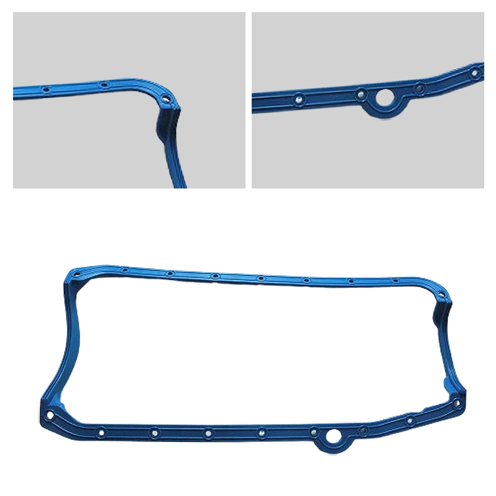 SBC Oil Pan Gasket Blue for Pre 1979 Early for Chevy SB 265 283 327 350 383 400