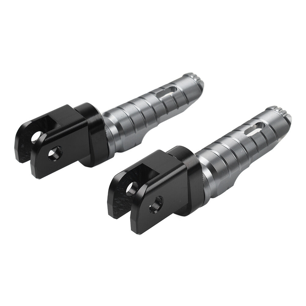 Grey Front Footrests Foot Peg For Aprilia RS660 21-23 RSV4 09-23 Tuono V4 20-23