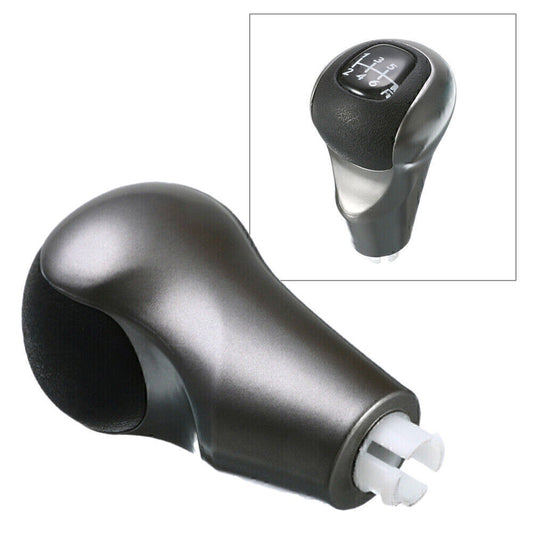 Shift Knob Black Leather W/Chrome Finish Fit for Honda for Civic 2006-2011 54102-SNA-A02