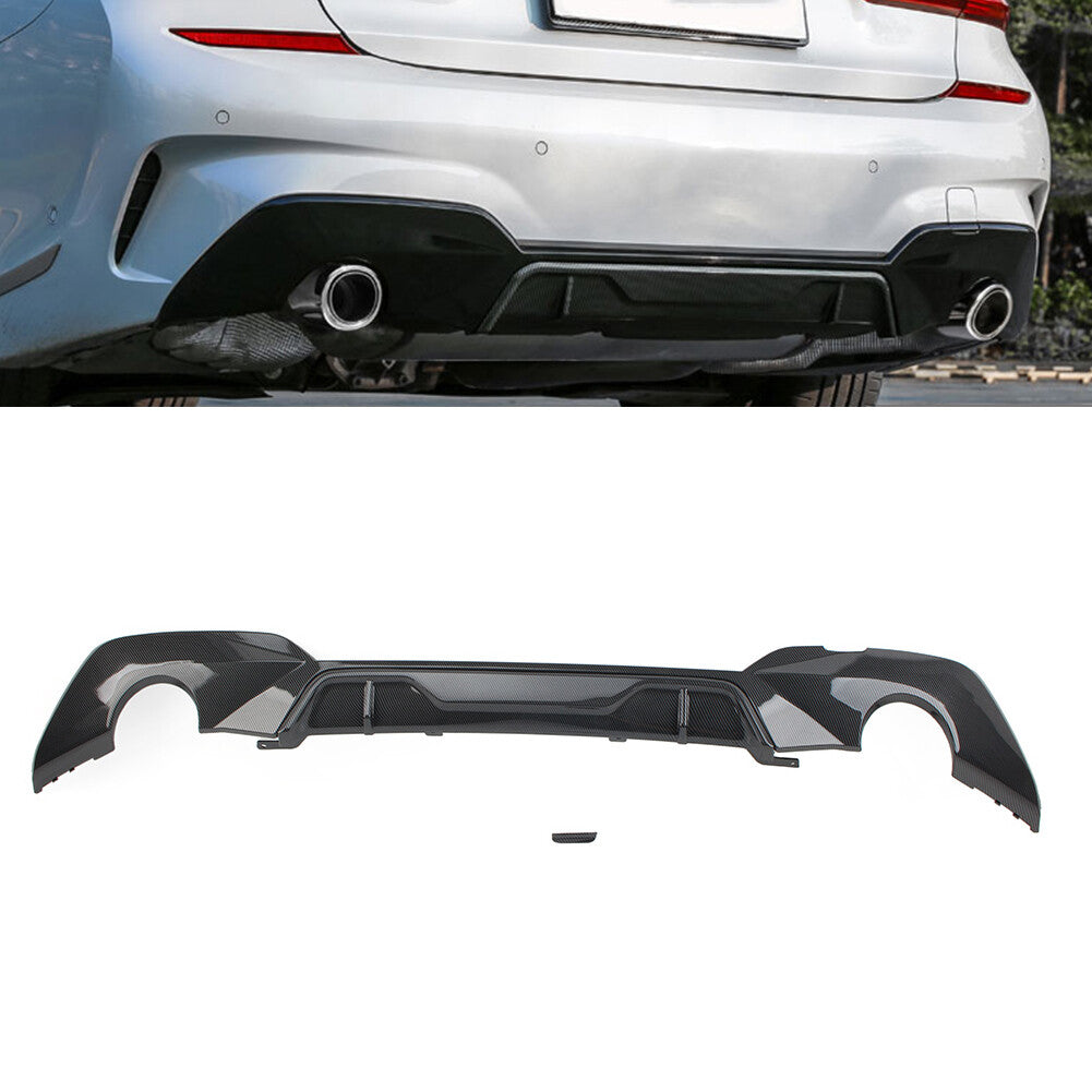 FIT for BMW 3 Series G20 G21 G28 2019+ Rear Bumper Lip Diffuser Lip