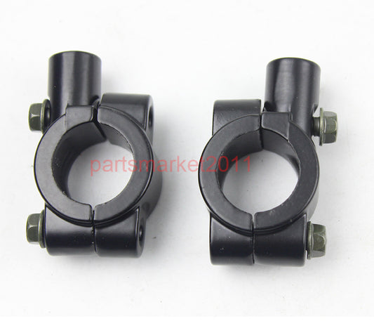8MM Mirror Mount Brackets Clamps Pit Dirt Bikes ATV Z50 Motorcycle Scooter 22MM