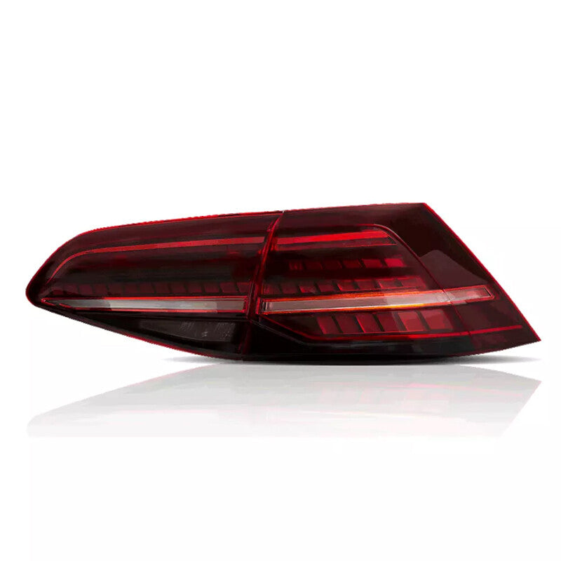 LHRH LED red taillights for Volkswagen for Golf 7 MK7/7.5 GTI 2013-2019 with 4-piece sequential assembly.