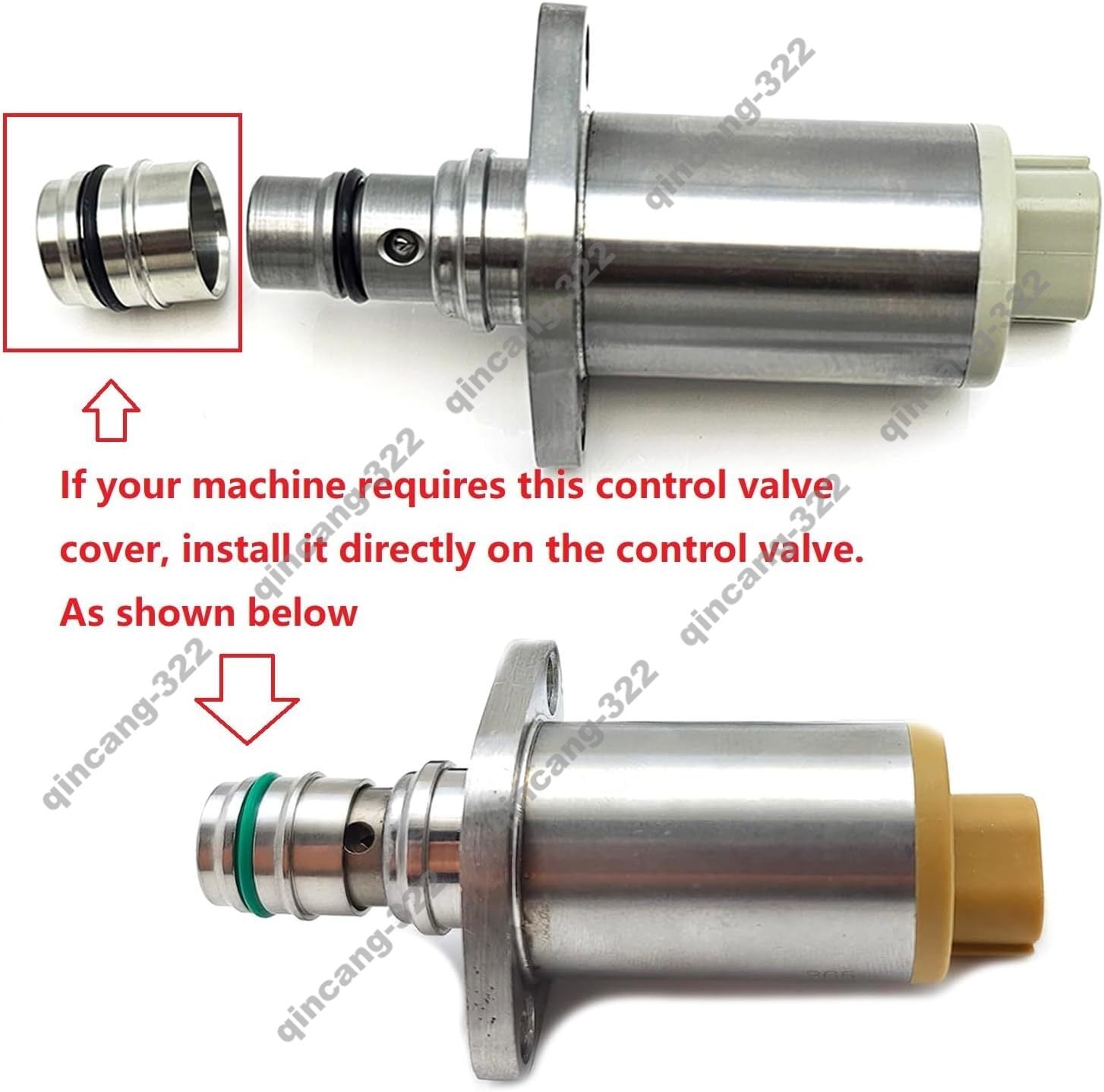 Replacement Fuel Pump Suction Control Valve DZ111135 Fits Tractors