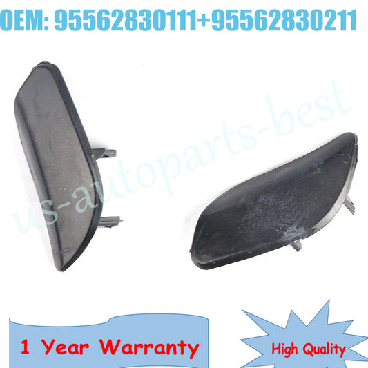 LH  RH Headlight Washer Nozzle Cover Unpainted Fits for Porsche for Cayenne 07-10
